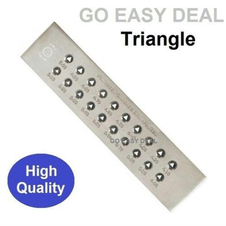 Tungsten Carbide Drawplate Wire Triangle Shape Drawing Multisize Pull ...