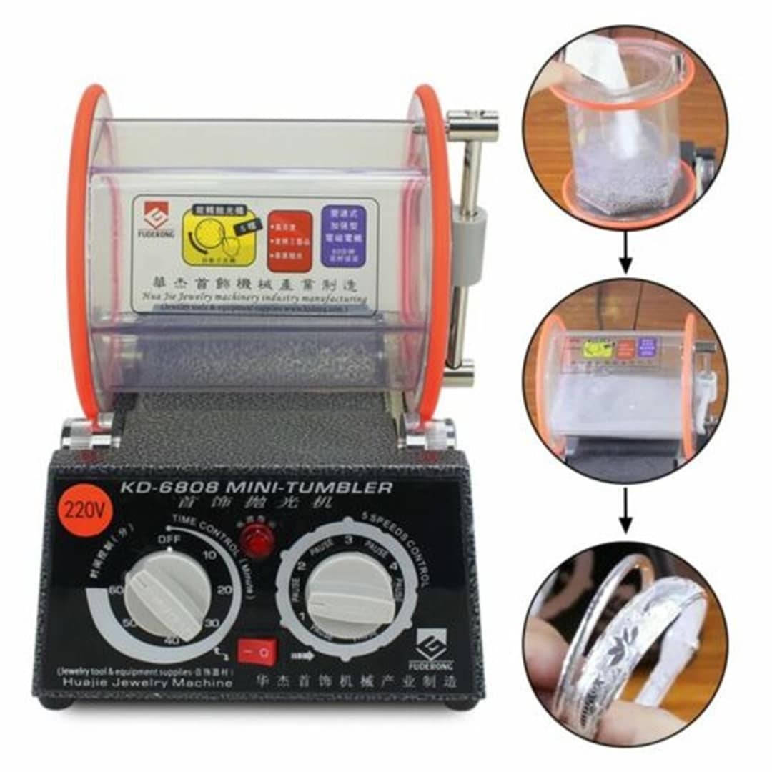 Tumbler Polishing Finish Cleaning Machine Capacity 3kg Rotary Cup