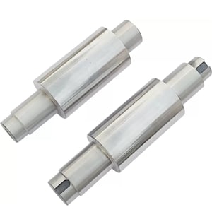 Jeu de laminoirs à rouleaux pour tôle plate, paire de pièces de rechange en haut et en bas de 76 mm de large et 43 mm de diamètre pour outil de bijoux de laminoir économique