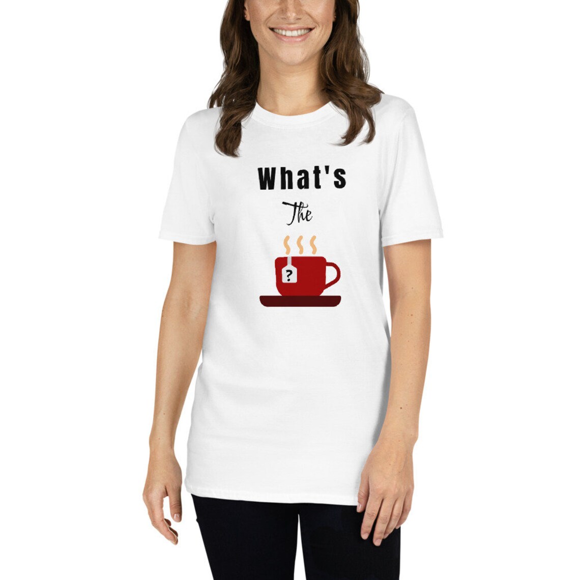What's the Tea Shirt Gossip Tee Give Me the Tea Funny Etsy UK