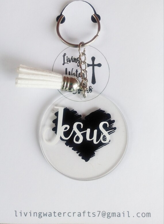 Living Water Acrylic Keychain Living Water Acrylic Keychain