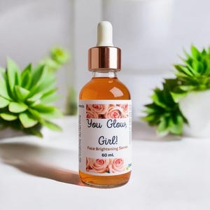 You Glow, Girl!  Natural Rose Hip Oil  & Vit C Face Serum