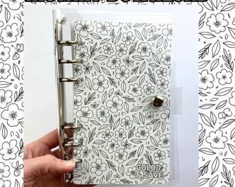Be Happy Color and Save Savings Challenge Binder | Cash Budgeting | Money Binder | PDF & SVG Files | Digital Download