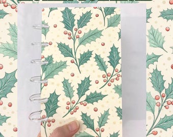 One Month Ahead Binder | Vintage Holly Design | Month Ahead Bills Savings Binder | PDF & SVG Files | Digital Download