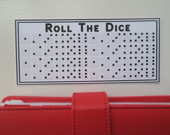 Roll the Dice Savings Challenge for A6 Cash Envelopes | Printable | Fits in A6 Budget Binder | Budget Binder Insert | Cash Envelopes