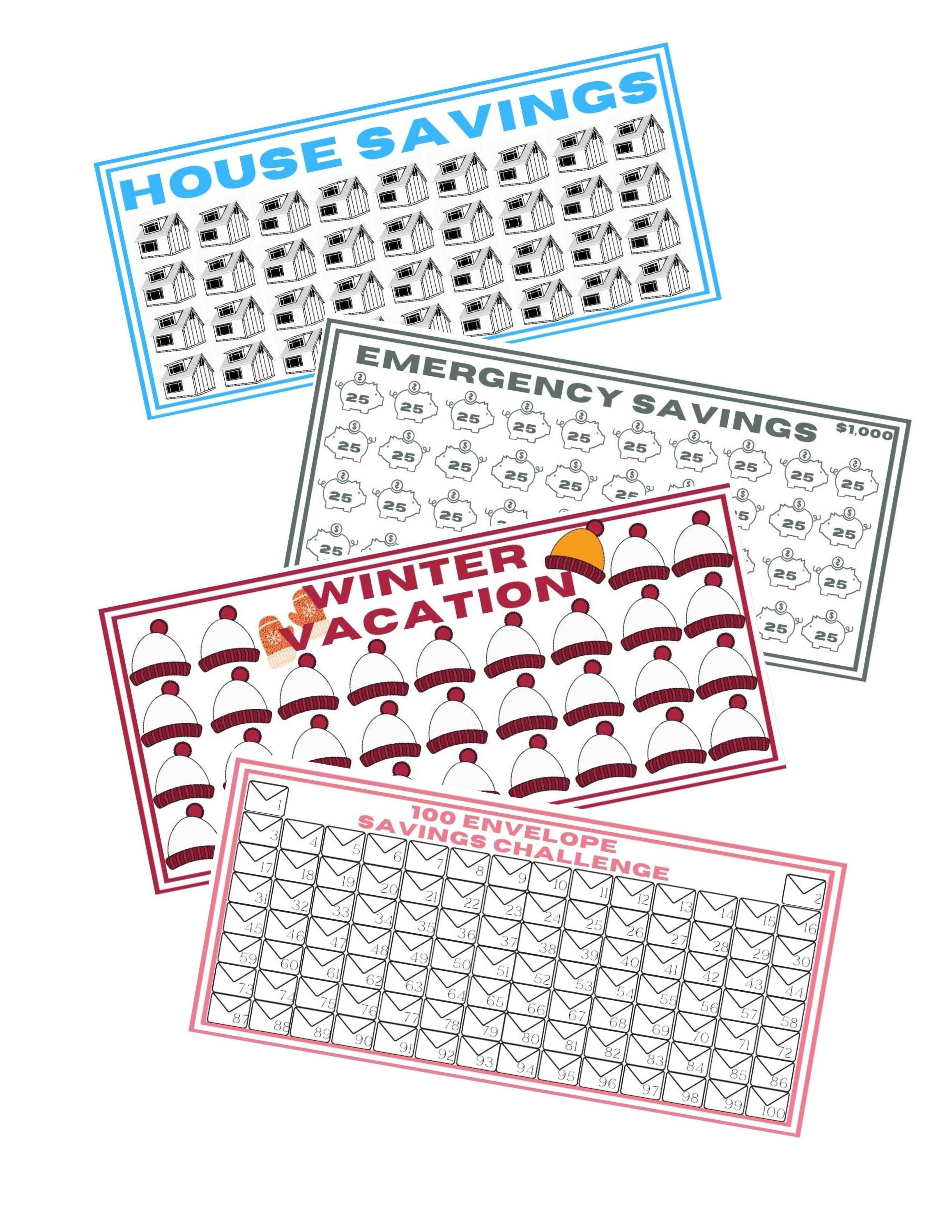 set-1-of-4-24-savings-challenges-for-a6-cash-envelopes-printable