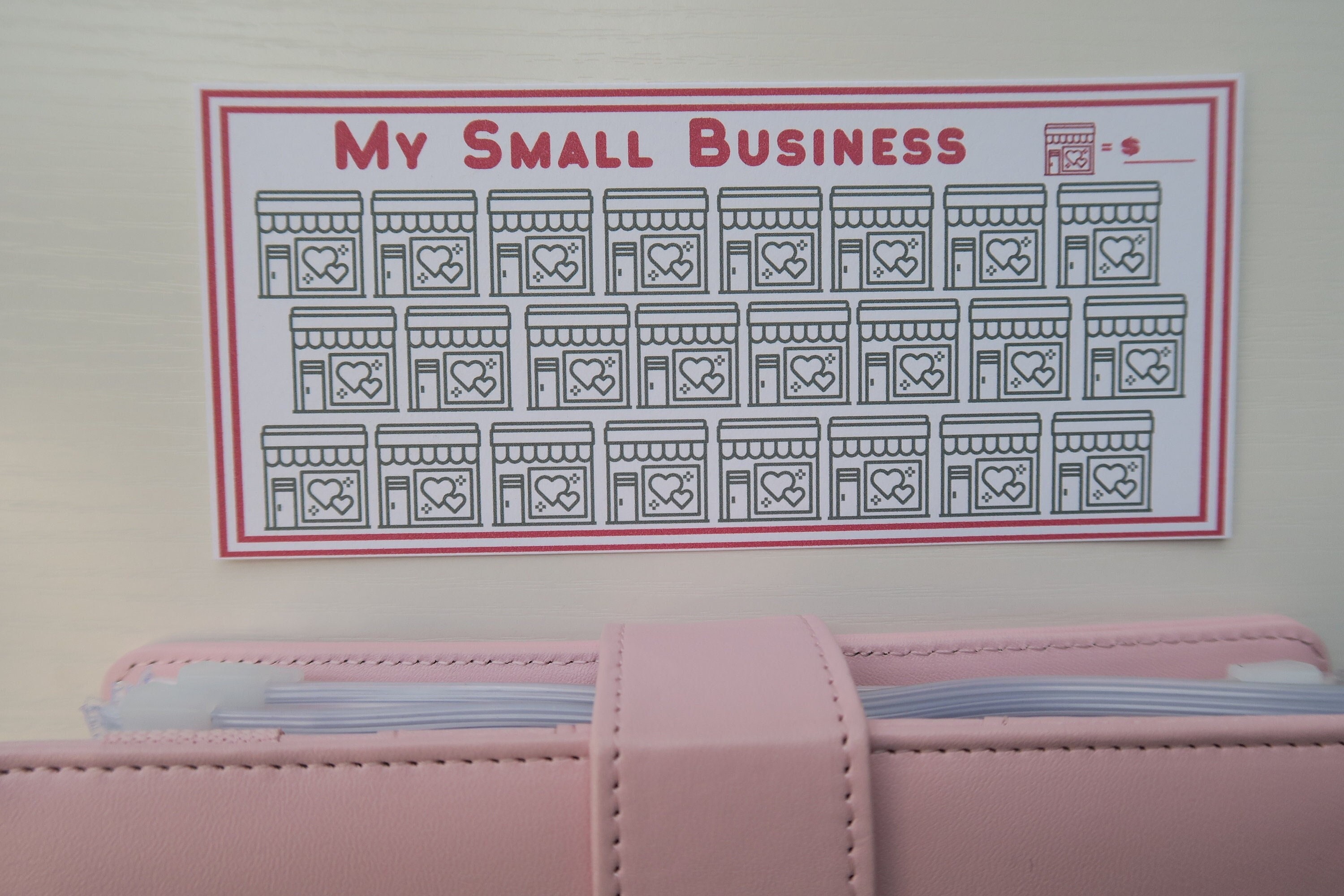 My Small Business Savings Challenge for A6 Cash Envelopes | Printable |  Fits in A6 Budget Binder | Budget Binder Insert | Cash Envelopes