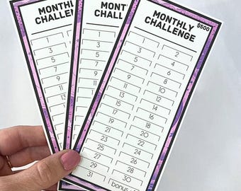 Monthly Challenge Tracker 500 Dollar Savings | Celestial Design | Money Savings Challenge