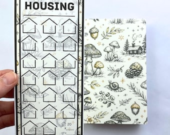 Woodland One Month Ahead Binder | Bills & Savings Binder | Physical Shipped Item | 1 Month