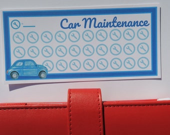 Car Maintenance Savings Challenge for A6 Cash Envelopes | Printable | Fits in A6 Budget Binder | Budget Binder Insert | Cash Envelopes