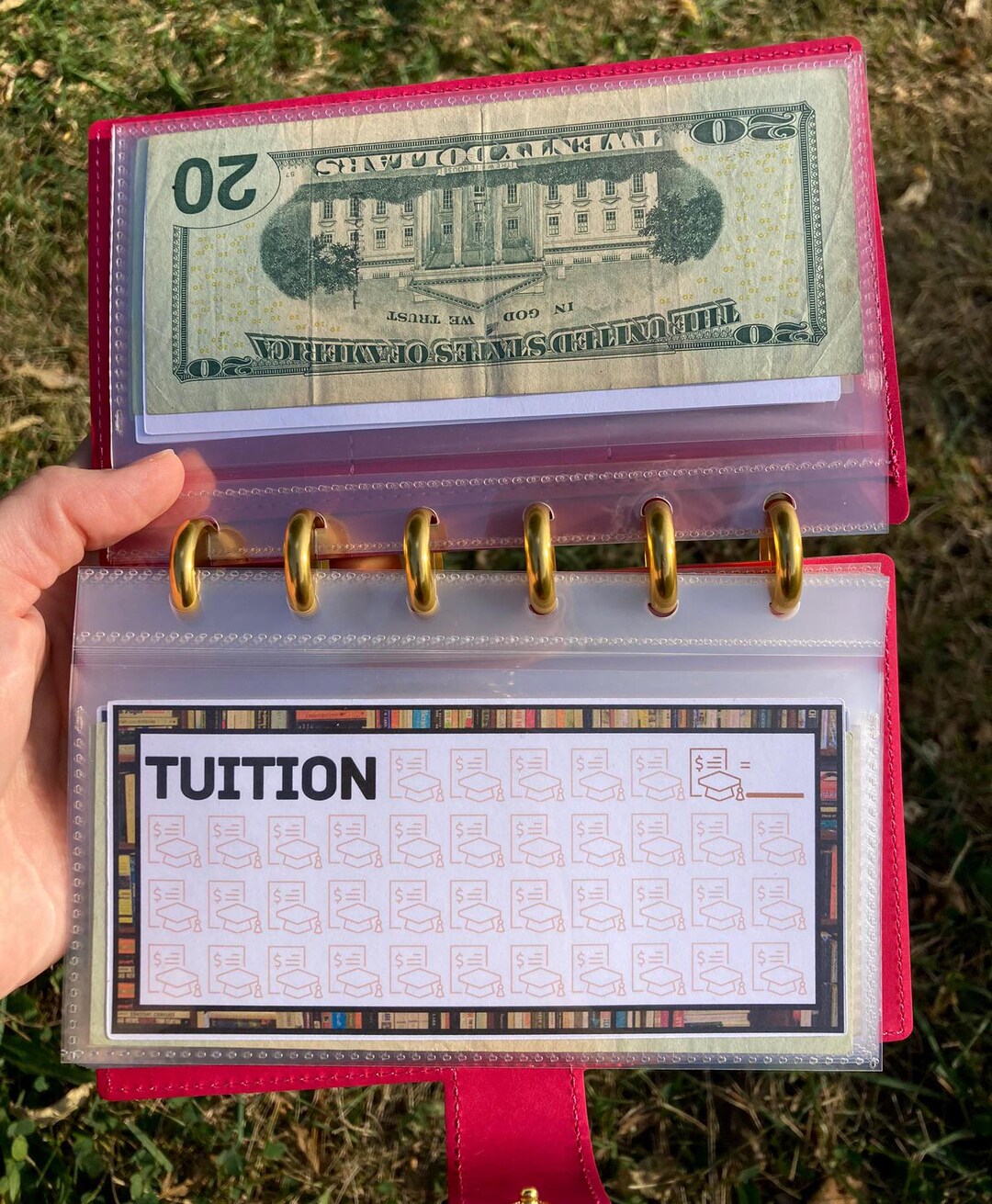 Tuition A6 Size Savings Challenge Cards Physical Shipped Item No Binder ...