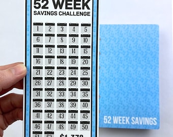 Be Happy | 52 Week Savings Challenge Binder | A6 Disc Binder | Cash Budgeting | Money Binder