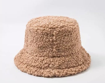 Sherpa Bucket Hat | Etsy
