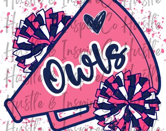 Owls Cheer Pink Png