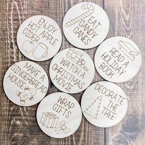 Christmas Bucket List Tokens, Christmas Tokens, Christmas Activities for Kids, Christmas Activities for Families, Christmas Activity Tokens
