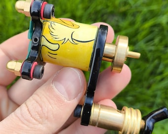 Handgemaakte Donald Duck roterende tattoo-machine met directe aandrijving