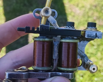 Steel Eagle handgemaakte, betrouwbare tattoo-machine met dubbele spoelen, snelle en delicate voering