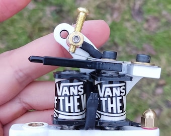 ハンドメイドダブルコイルホワイトヴァンスタトゥーマシン高速で繊細なライナー