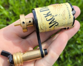 Handgemaakte roterende tattoo-machine met directe aandrijving - Jack Daniels Design