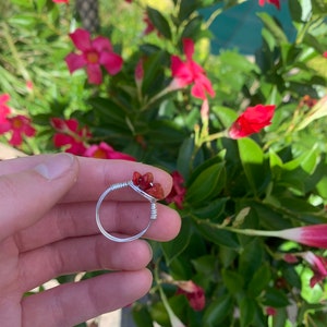 Red jasper ring