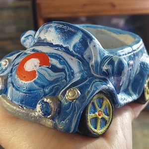 Colorado Sesquicentennial Runabout Car Planter - 1876 Anniversary Stone Art - Black Canyon Collection Decor