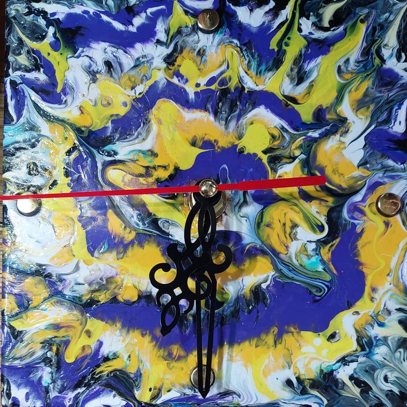 Reverse Clock - Etsy