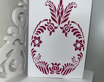 Ornate Pomegranate Gift Card