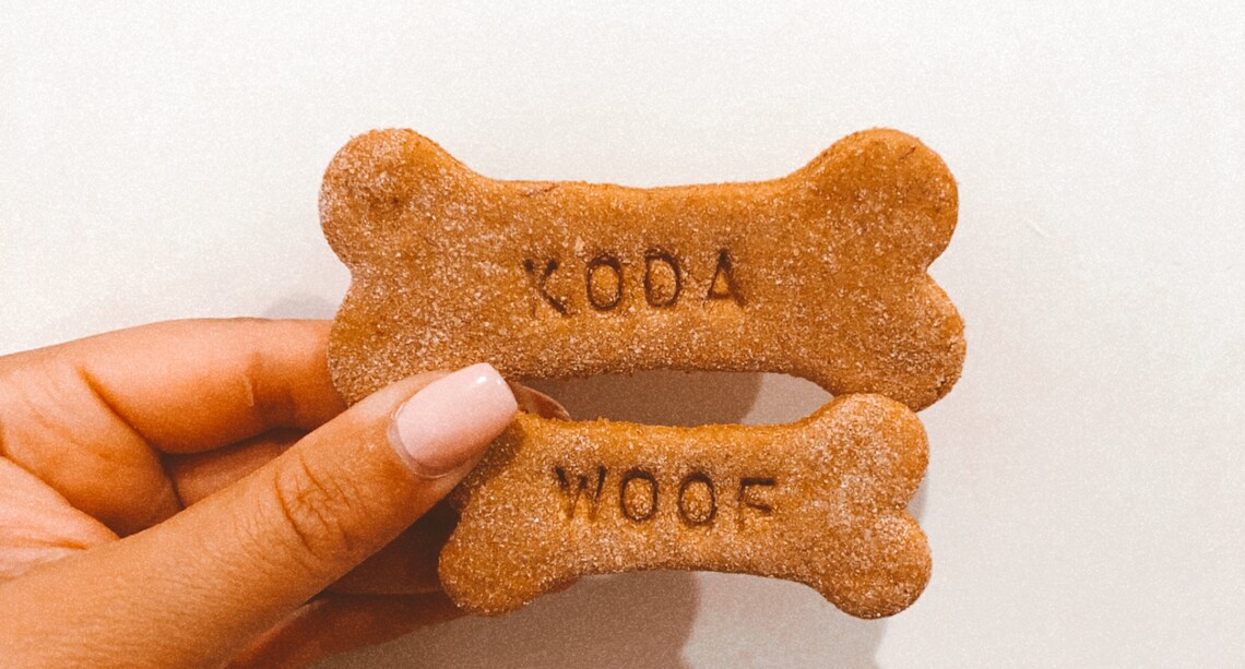 Personalized Dog Bone Treats Pack of 6 Etsy