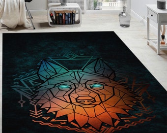 ALAZA Wolf Mountain Landscape Nature Area Rug Rugs for Living Room Bedroom 7' x 5' ALAZA Wolf Mountain Landscape Nature Area Rug Rugs for Living Room Bedroom 7' x 5'
