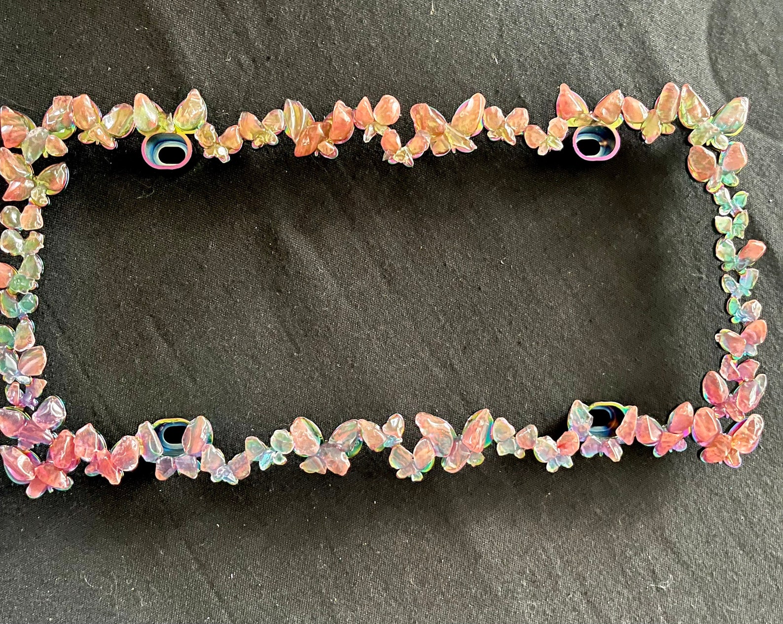 Butterfly License Plate Frame Butterfly Blinged Out License Plate Frame