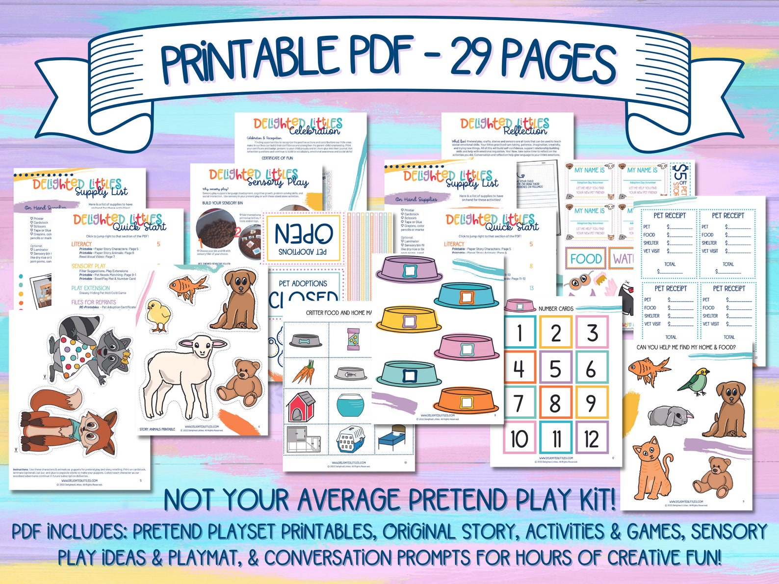 Pet Adoption Pretend Play, Pretend Play Printables, Digital Pretend ...