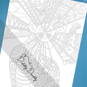 Trace/Color Pages, Template it , Coloring Pages, Adult Coloring, Download, Meditate, Anxiety Relief, Coloring Book, Kids Activity