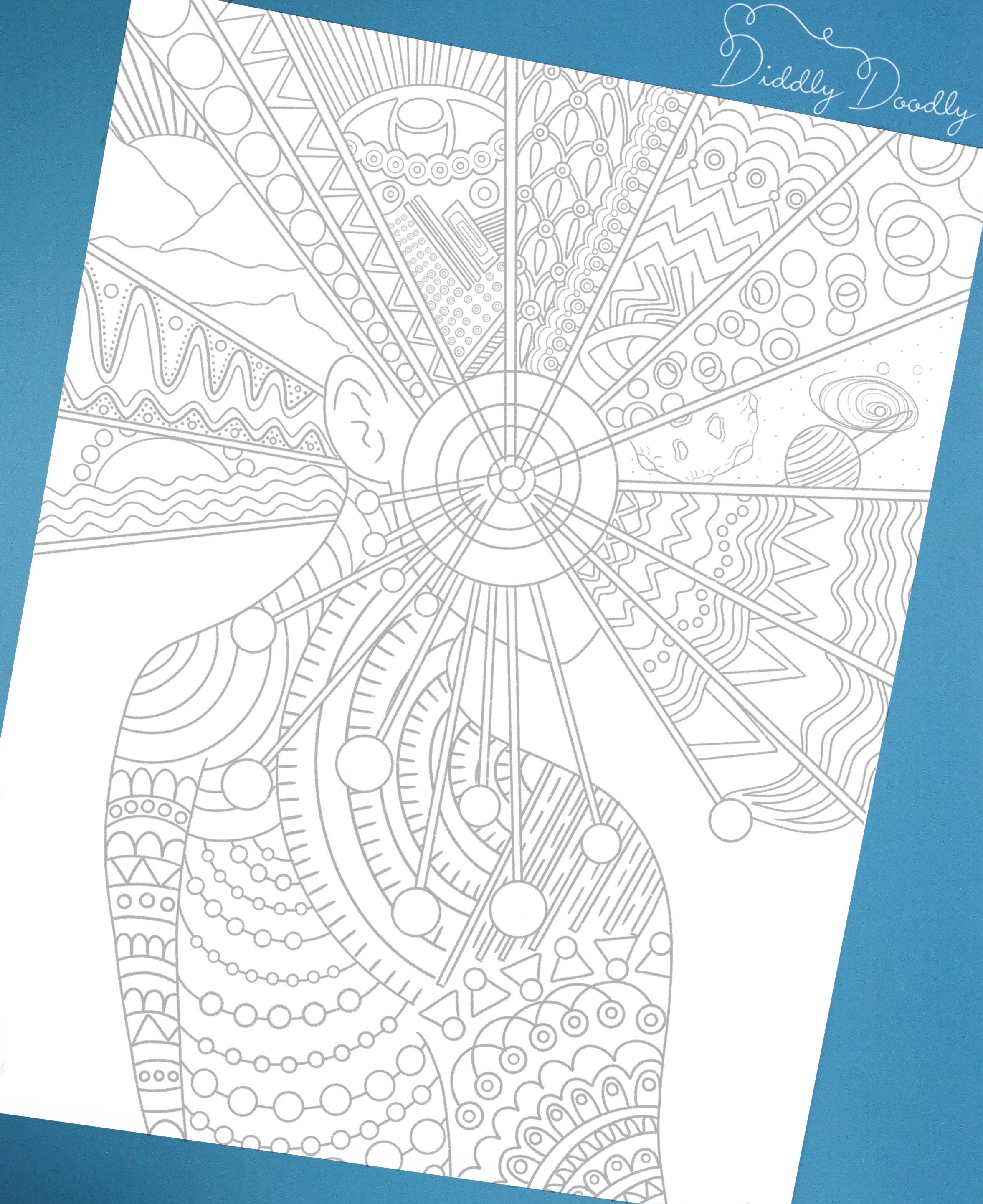 Traceable Coloring Pages: Trace Printables For Kids