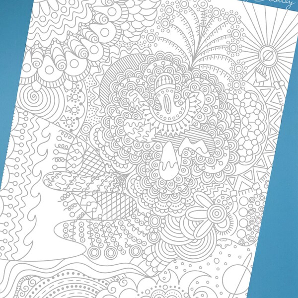 Adult Tracing Pages Etsy