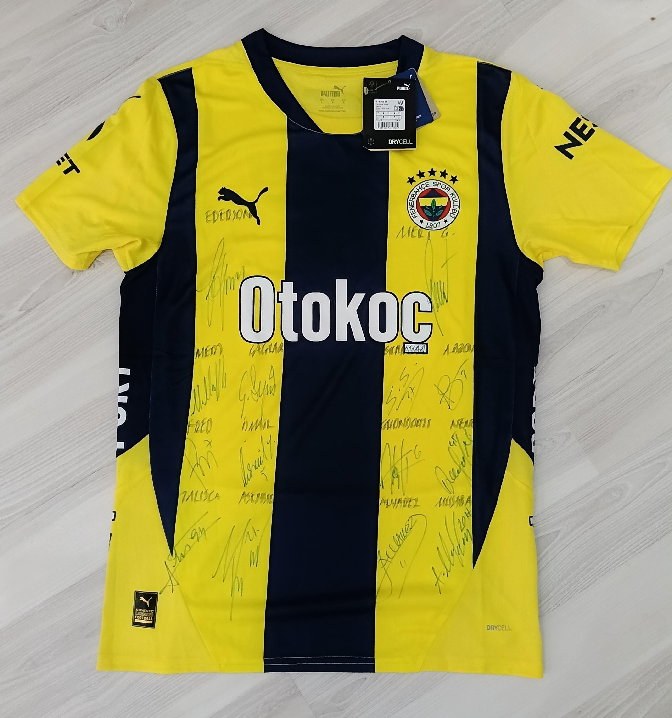 Fenerbahce Signed Jersey - Etsy