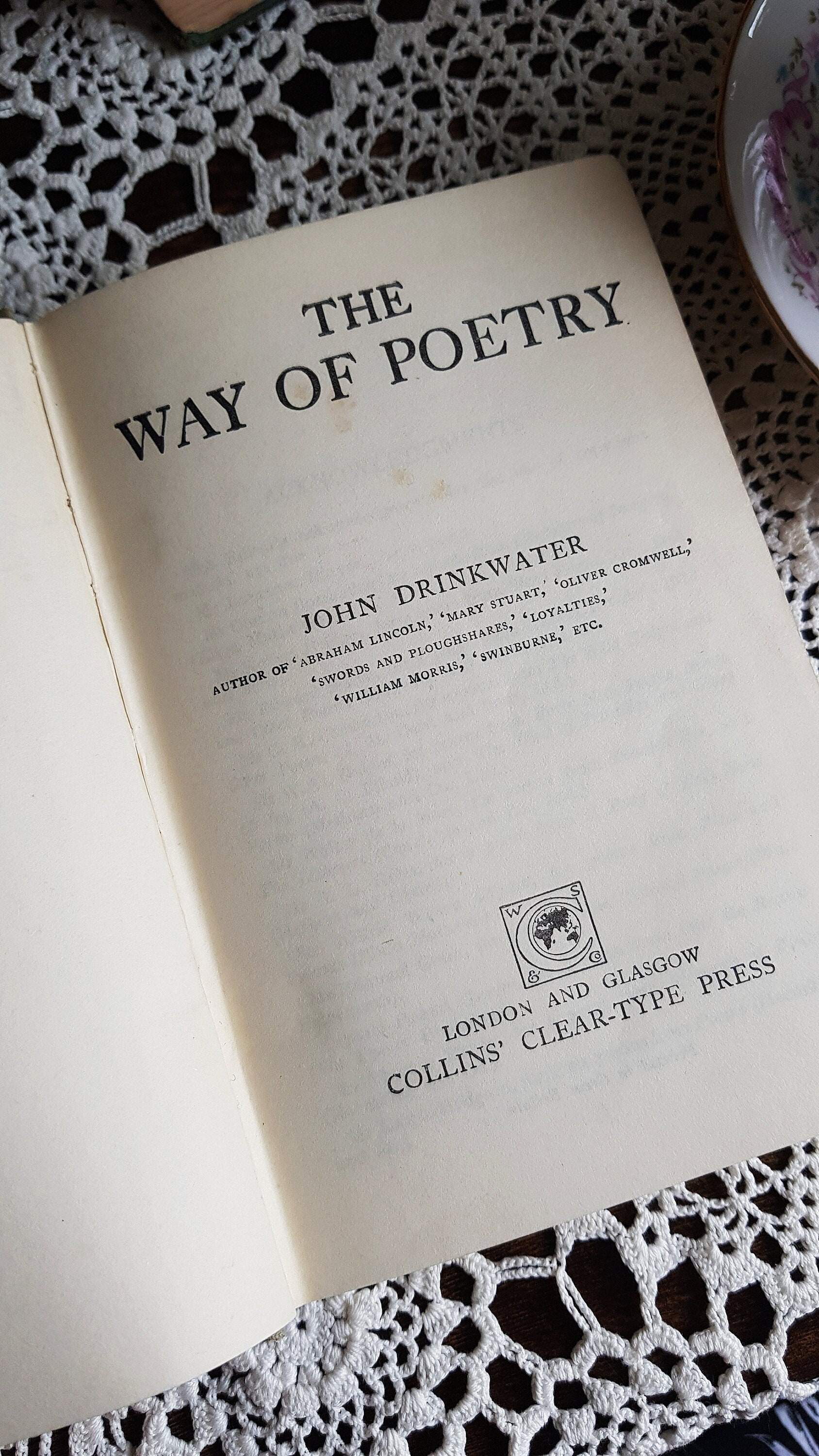 1935 The Way of Poetry von John Drinkwater London and Glasgow Etsy.de
