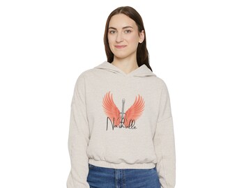 Sweat à capuche à bas resserré et ailé Nashville