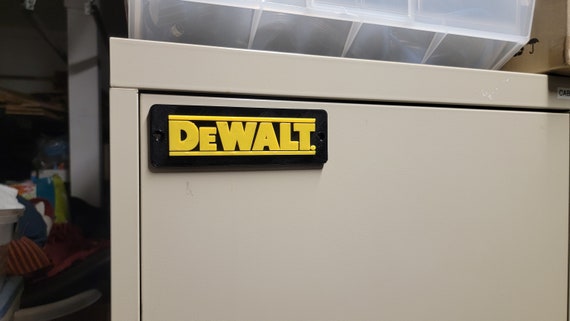 Dewalt Logo Badge for Boxes Cabinets Screw on or Magnetic Etsy UK