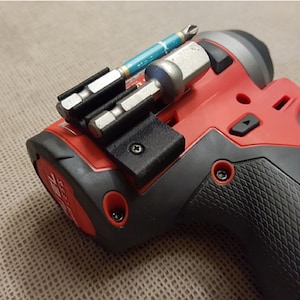 3-Bit Holder - Milwaukee M12 Fuel Hex Impact Driver Model 2553-20 screw Included