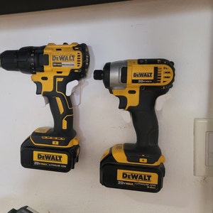DeWalt Milwaukee Makita Power Drills Wall Mount Holster Hanger Tools