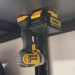 12 piece Yellow Dewalt 20V accessories pack, 6 Tool Holders + 6 Battery Holders