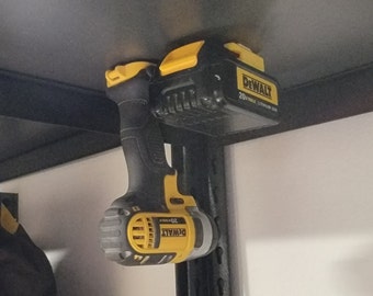 12 piece Yellow Dewalt 20V accessories pack, 6 Tool Holders + 6 Battery Holders