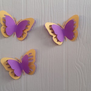 Handmade 3D Cardstock Paper Butterfly for Decoration, Perfect for Any Occasion. Party, Nursery, Room, Home Art Decor, etc...