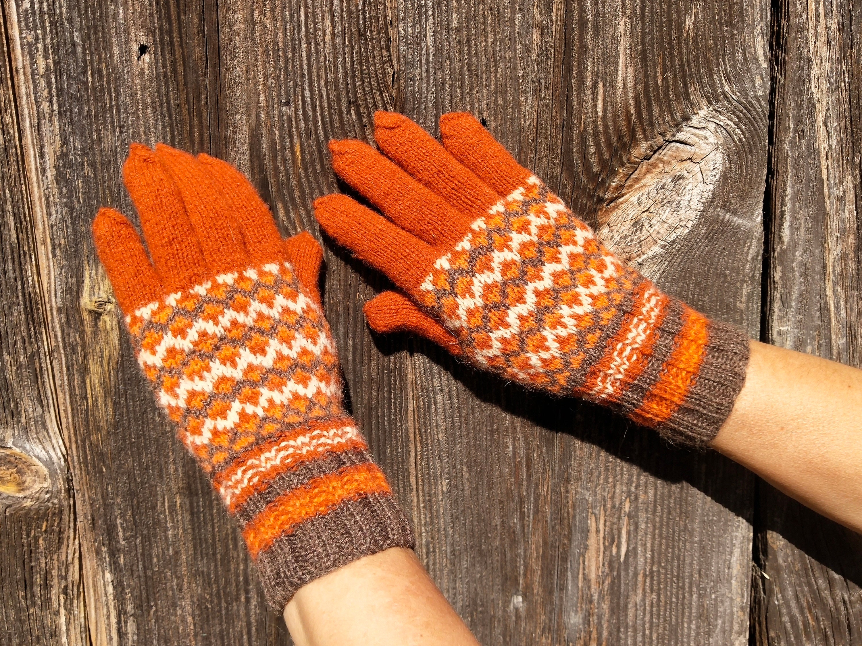 Braun Gloves - Etsy