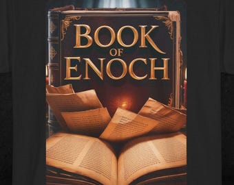 Book of Enoch T-Shirt, Ancient Apocryphal Text Inspired Design, Inside the Secrets of the Book of Enoch