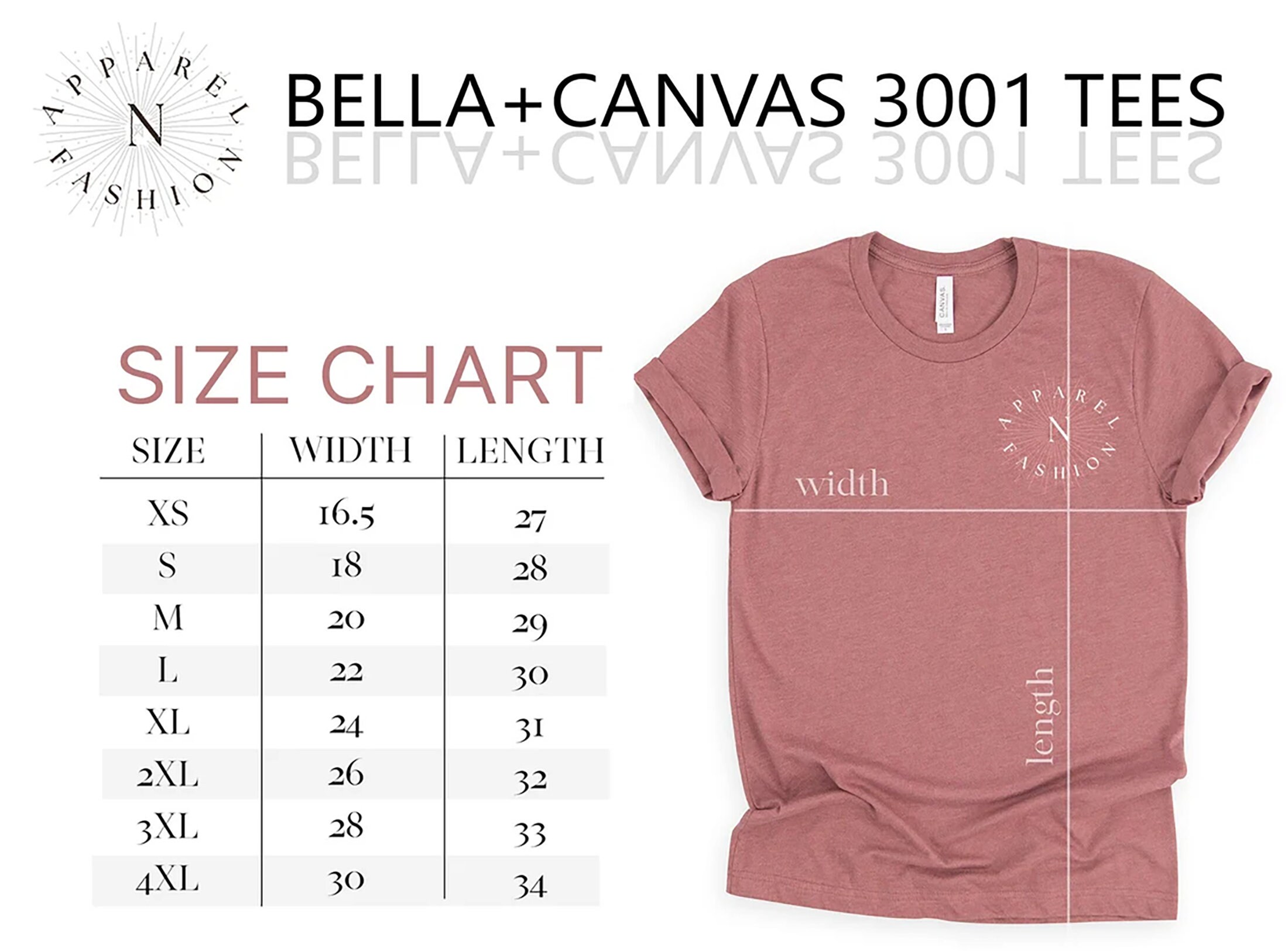 Bella Canvas Blank Tshirt for HTV Screenprint Blank Bella Etsy