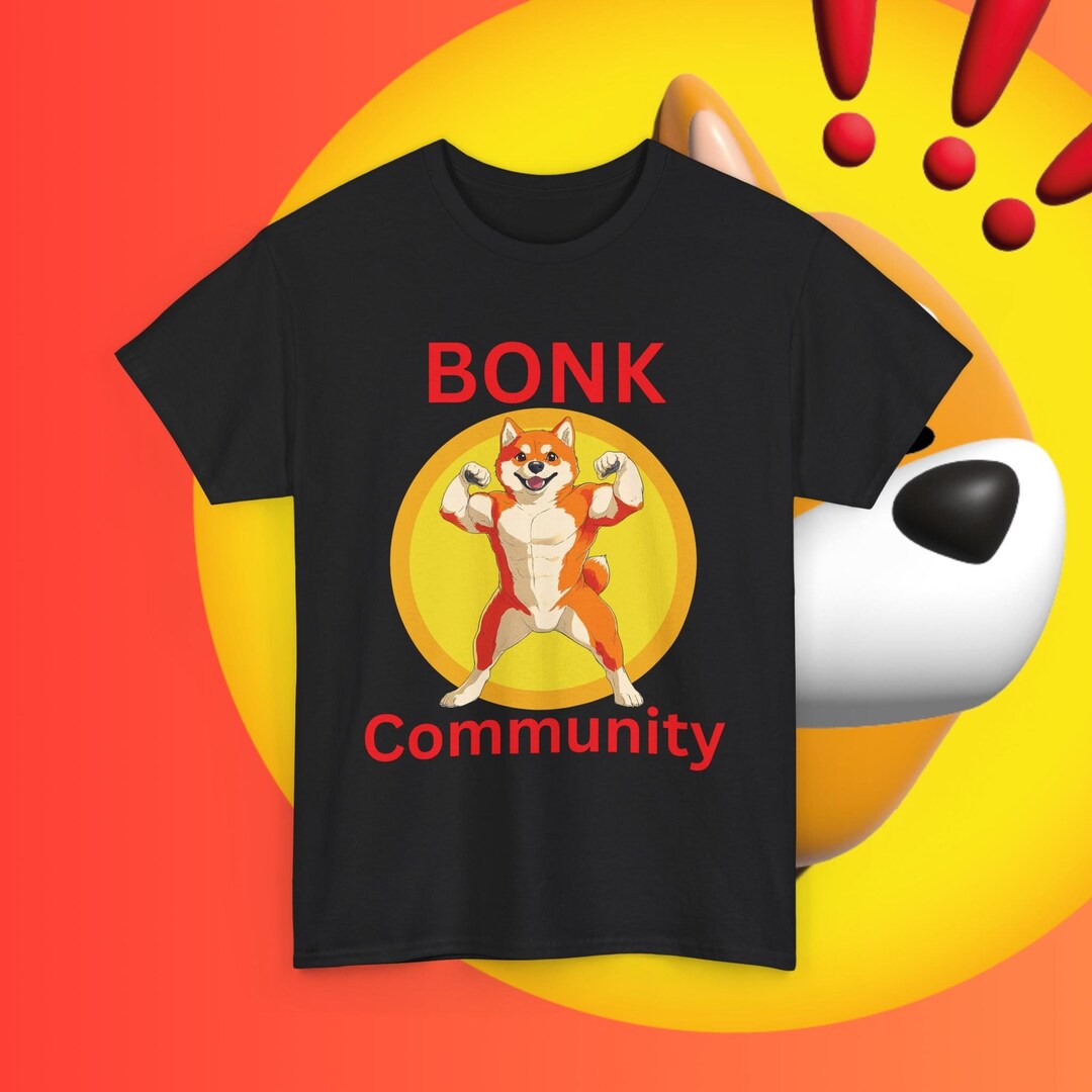 Bonk Community T-shirt: Solana Meme Coin, Web3 Warrior - Etsy Israel