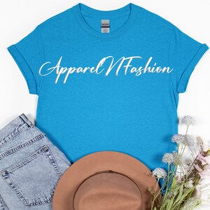 Custom Gildan Heavy Cotton T Shirt, Personalized Gildan 5000 Shirt, Blank Gildan Unisex TShirt, Plain Gildan 5000 T Shirts