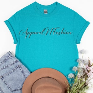 Custom Gildan Heavy Cotton T Shirt, Personalized Gildan 5000 Shirt, Blank Gildan Unisex TShirt, Plain Gildan 5000 T Shirts