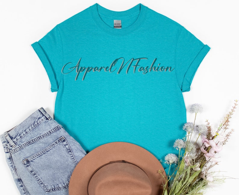 Custom Gildan Heavy Cotton T Shirt, Personalized Gildan 5000 Shirt, Blank Gildan Unisex TShirt, Plain Gildan 5000 T Shirts